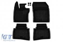 image-44-Specific rubber mats suitable for Toyota Prius PHEV after 2023, 4-piece set, black color