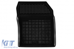 Specific rubber mats suitable for Toyota Prius PHEV after 2023, 4-piece set, black color-image-6215348