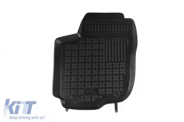 Specific rubber mats suitable for Toyota Rav4 2013-2018, 3-piece set, black color-image-6215183