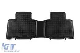 Specific rubber mats suitable for Toyota Rav4 2013-2018, 3-piece set, black color-image-6215185