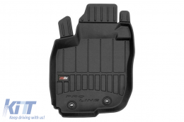 Specific rubber mats suitable for Toyota Rav4 2005-2012, 4-piece set, black color, with 24-month warranty-image-6221934