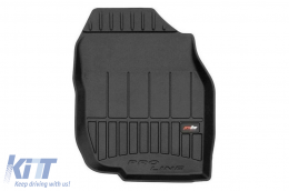 Specific rubber mats suitable for Toyota Rav4 2005-2012, 4-piece set, black color, with 24-month warranty-image-6221935