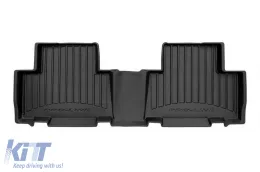 Specific rubber mats suitable for Toyota Rav4 2005-2012, 4-piece set, black color, with 24-month warranty-image-6221936