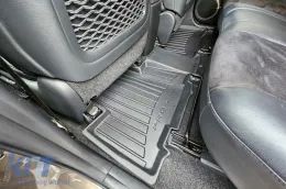Specific rubber mats suitable for Toyota Rav4 2005-2012, 4-piece set, black color, with 24-month warranty-image-6221944