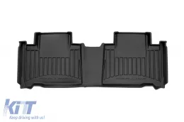 Specific rubber mats suitable for Toyota Rav4 Hybrid 2013-2019, 3-piece set, black color, with 24-month warranty-image-6222665