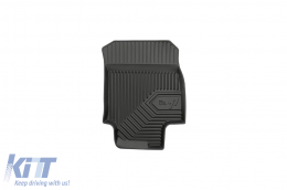 Specific rubber mats suitable for Toyota Rav4 hybrid after 2018, 4-piece set, black color-image-6226947