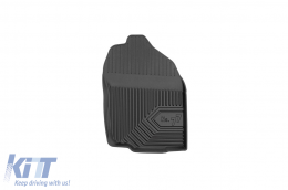 Specific rubber mats suitable for Toyota Rav4 Hybrid 2013-2019, 4-piece set, black color-image-6227098