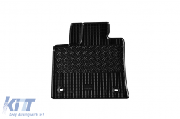 Specific rubber mats suitable for Toyota Rav4, Rav4 Hybrid after 2019, Suzuki Across after 2021, 4-piece set, black color-image-6229117