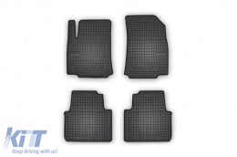 Specific rubber mats suitable for Toyota Rav4 after 2019, 4-piece set, black color - ABFMT6019260