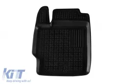 Specific rubber mats suitable for Toyota Verso S 2010-2017, 3-piece set, black color-image-6215145