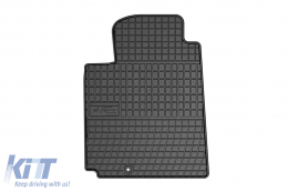 Specific rubber mats suitable for Toyota Yaris Verso 1999-2005, 4-piece set, black color-image-6230893