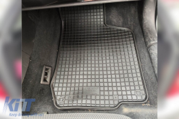 Specific rubber mats suitable for Volkswagen Golf 4, Bora 1998-2003, Beetle 1998-2011, Skoda Octavia 1997-2004, Seat Toledo, Leon 1999-2006, 4-piece set, black color-image-6249014