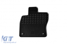 Specific rubber mats suitable for Volkswagen Golf Sportsvan 2014-2020, 4-piece set, black color-image-6249212
