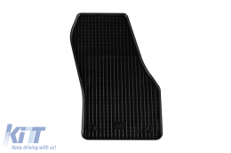 Specific rubber mats suitable for Volkswagen Golf Sportsvan 2014-2020, 4-piece set, black color-image-6249213