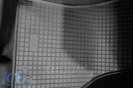 Specific rubber mats suitable for Volkswagen Golf Sportsvan 2014-2020, 4-piece set, black color-image-6249216