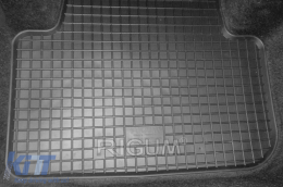 Specific rubber mats suitable for Volkswagen Golf Sportsvan 2014-2020, 4-piece set, black color-image-6249217