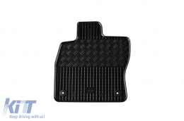 Specific rubber mats suitable for Volkswagen Golf 8 wagon, Seat Leon, Cupra Formentor after 2020, 4-piece set, black color-image-6249933
