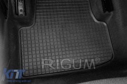 Specific rubber mats suitable for Volkswagen Golf 8 wagon, Seat Leon, Cupra Formentor after 2020, 4-piece set, black color-image-6249938