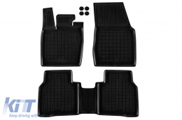 image-55-Specific rubber mats suitable for Volkswagen ID.7 sedan, wagon after 2023, 3-piece set, black color