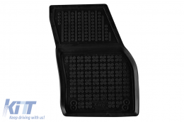 Specific rubber mats suitable for Volkswagen Tiguan after 2024, 4-piece set, black color-image-6213466