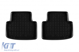 Specific rubber mats suitable for Volkswagen Tiguan after 2024, 4-piece set, black color-image-6213467