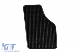 Specific rubber mats suitable for Volkswagen Tiguan 2008-2011, 4-piece set, black color-image-6228831