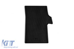 Specific rubber mats suitable for Volkswagen Crafter after 2017, 3-piece set, black color-image-6228974