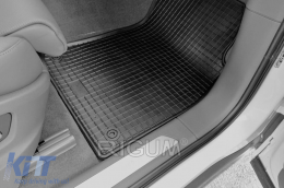 Specific rubber mats suitable for Volkswagen Touareg, Porsche Cayenne after 2018, Porsche Cayenne E-Hybrid after 2022, 4-piece set, black color-image-6229027