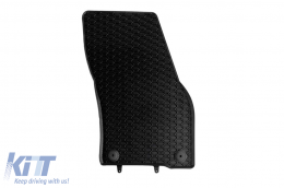 Specific rubber mats suitable for Volkswagen Tiguan after 2024, 4-piece set, black color-image-6229415