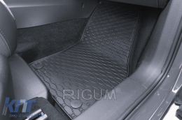 Specific rubber mats suitable for Volkswagen Tiguan, eTSI, PHeV after 2024, 4-piece set, black color-image-6229519