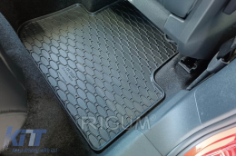 Specific rubber mats suitable for Volkswagen Tiguan, eTSI, PHeV after 2024, 4-piece set, black color-image-6229520