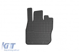 Specific rubber mats suitable for Volkswagen Passat B9 Mild Hybrid sedan, wagon, Skoda Superb after 2023, 4-piece set, black color-image-6231154