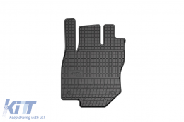 Specific rubber mats suitable for Volkswagen Tiguan after 2024, 4-piece set, black color-image-6231162