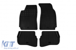 Specific rubber mats suitable for Volkswagen Passat B5 1997-2000, 4-piece set, black color - ABFMV6023598