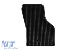 Specific rubber mats suitable for Volkswagen Passat B8 2014-2019, after 2019, 4-piece set, black color-image-6249260