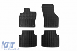 Specific rubber mats suitable for Volkswagen Arteon after 2017, Arteon Shooting Brake after 2020, 4-piece set, black color - ABFMV6023687