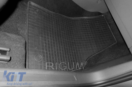 Specific rubber mats suitable for Volkswagen T-Cross after 2019, 4-piece set, black color-image-6249848