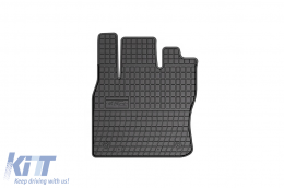 Specific rubber mats suitable for Volkswagen Tiguan Allspace 2017-2024, 4-piece set, black color-image-6250888