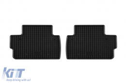 Specific rubber mats suitable for Volvo C30 after 2007, 4-piece set, black color-image-6249080