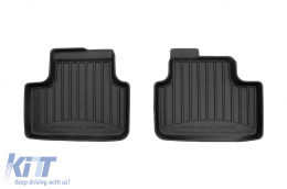 Specific rubber mats suitable for Volvo C40 Recharge after 2021, Volvo XC40 Recharge after 2020, 4-piece set, black color, with 24-month warranty-image-6223676