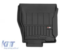Specific rubber mats suitable for Volvo FM2 after 2001, 2-piece set, black color, with 24-month warranty-image-6222578