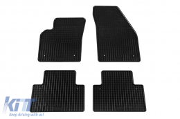 Specific rubber mats suitable for Volvo S40, V50 2004-2012, C30 2006-2012, 4-piece set, black color - ABFMV6017400
