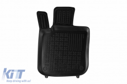 Specific rubber mats suitable for Volvo S90, V90 after 2016, 4-piece set, black color-image-6213775