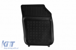 Specific rubber mats suitable for Volvo S90, V90 after 2016, 4-piece set, black color-image-6213776