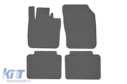 Specific rubber mats suitable for Volvo S90, V90 after 2016, 4-piece set, black color - ABFMV6019256