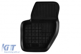Specific rubber mats suitable for Volvo V40 2012-2019, 4-piece set, black color-image-6213762
