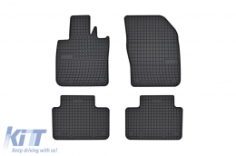 Specific rubber mats suitable for Volvo V60 after 2018, 4-piece set, black color - ABFMV6019244