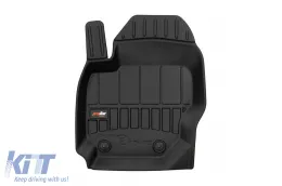 Specific rubber mats suitable for Volvo V70, S80 2007-2016, XC70 2014-2016, 4-piece set, black color, with 24-month warranty-image-6221226