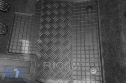 Specific rubber mats suitable for Volvo XC40 after 2018, 4-piece set, black color-image-6249790