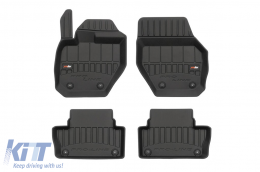 image-13-Specific rubber mats suitable for Volvo XC60 2008-2017, 4-piece set, black color, with 24-month warranty